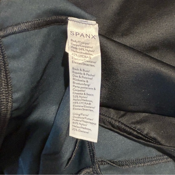 SPANX Sz XL Slip Under Bust Adjustable Straps Stretchy Shapewear - Picture 8 of 9